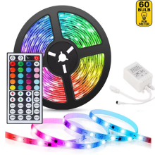 Led Strip Rgb Lights 5050 Rgb Tv Lighting Cabinet Kitchen Light Usb Remote 5m 60 Bulb per Meter Extra Glow