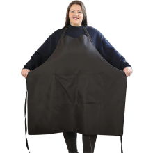 Plus size schorten voor dames met zakken, duurzaam, lang en verstelbaar, voor in de keuken.
