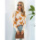 Damen Lässiger Strickpullover mit Schmetterlingsdruck, Langarm, Rundhalsausschnitt Aprikose S 9