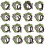 Eucalyptus Wreath Pendant 36cm Plastic 5