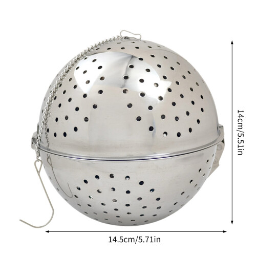 Practical Food Grade 304 Stainless Steel Filter Ball with 2