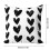 Valentine's Day Linen Pillowcase 45x45 cm 3