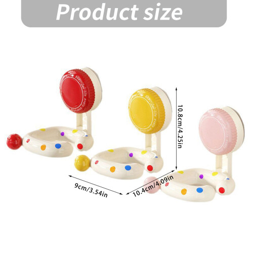 Plastic Wall Mounted Blow Dryer Organizer Easy Installation-Red 1