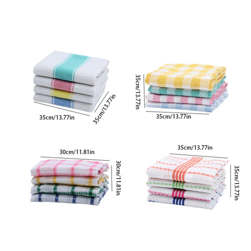Giyblacko kitchen dishcloths absorbent cotton 4 pcs 2