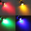 8mm LED Panel Indicator Lamps 12V Set of 5 3