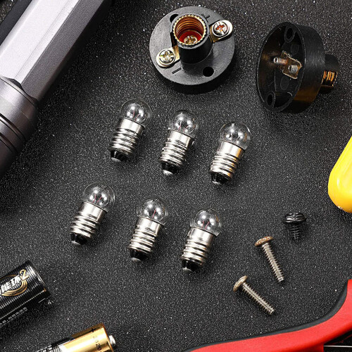Dulie cu șurub E10 și kit mini bec 5 buc 2