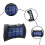 Solcellsvägglampor svarta IP65 2-pack 4
