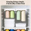 2Pcs Hanging Sodas Can Organizer for Refrigerator Can Holder-a 7