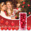 Christmas Ball Ornaments Red 24 Pieces 2