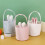 Easter bunny bags burlap jute 4 pack 5