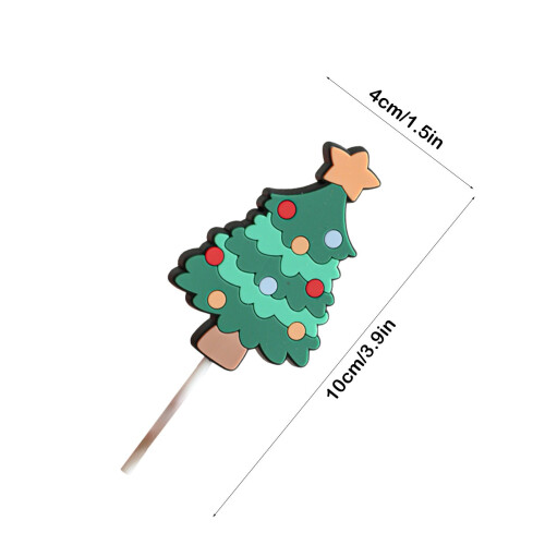 Mini LED Christmas Tree Decoration for Cake 2