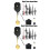 Quartz pendelurverk med metallvisare 4