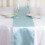 Satin Table Runner 12 x 108 in Light Blue 2