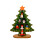 Wooden Christmas Tree Desktop Decoration Indoor 2