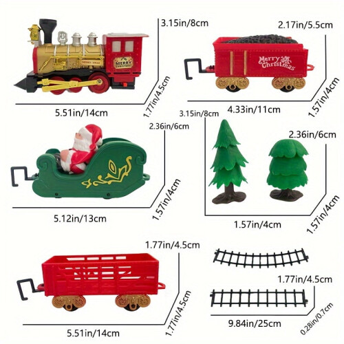 Holiday Electric Train Set with Remote Control 2
