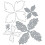 Metallskärformar för julblommor, kolstål, 1-pack 3
