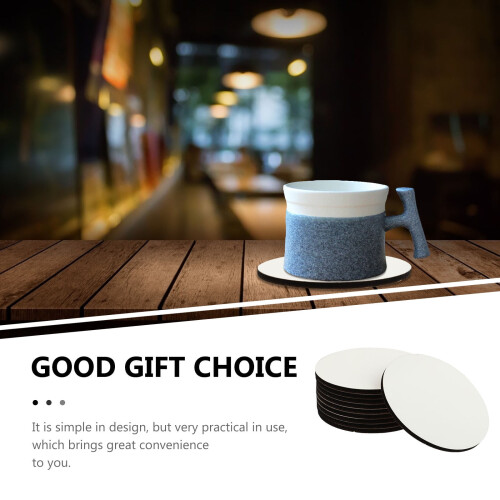 10pcs Melamine Coasters – Heat-Resistant Round & Square 2