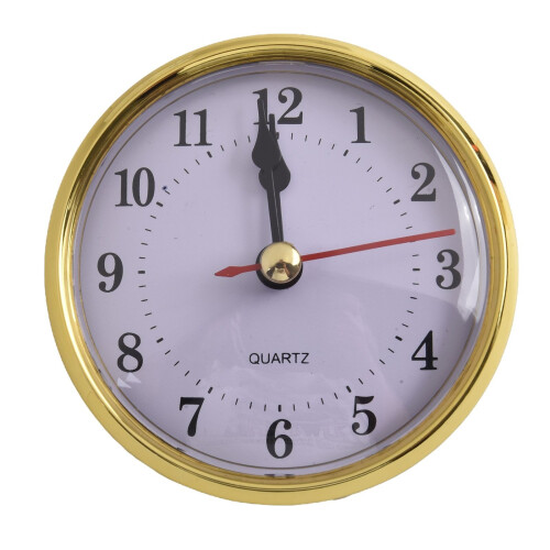 80mm Quartz Clock Insert with Rubber Ring 2