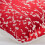 Cayennerode fluwelen kussenslopen met burnout-effect, 12x12 inch 2