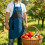 Large Capacity Work Apron Garden Aprons with Pocket For Fruit 5