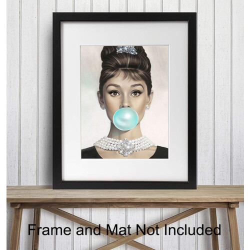 Audrey Hepburn Wall Art Print - 8x10 in 2