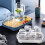 Double-Layer Dish Drying Tray with Non-Slip Base 3