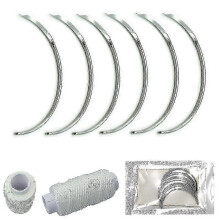10pcs Curved Needles for Veterinary Surgery Stitches Pigs Sheep Poultry