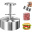 Adjustable burger press mold for professional cooking 1