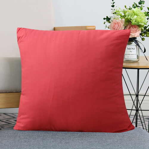 Housse de coussin unie pour canapé, lit ou bureau (1 pièce) 1
