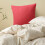 Housse de coussin unie pour canapé, lit ou bureau (1 pièce) 4