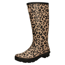 (Nude Leopard, UK 5) Ladies Elle Sport Wellington Boots X1274