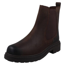 (Brown, UK 8) Ladies Clarks Chunky Sole Chelsea Boots - Orinoco3 Top