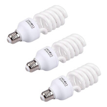 3x 5500K E27 Studio Bulb for Video Lighting