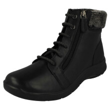 (Black, UK 3) Ladies Padders Ankle Boot - Glad