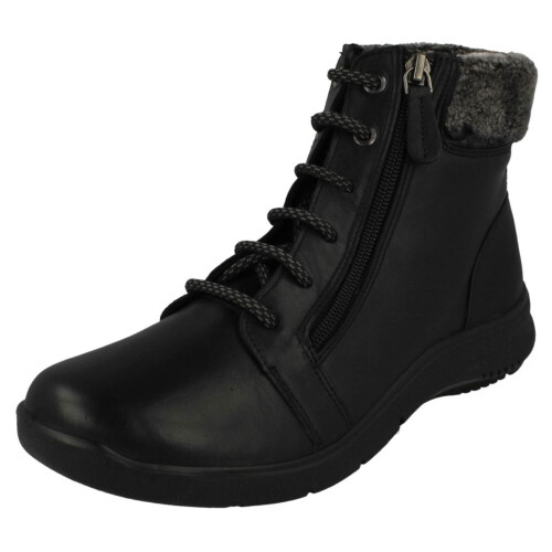 Padders (Black, UK 4) Ladies Padders Ankle Boot - Glad