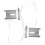 Eye shield for Bench grinder - 2-piece replacement set for most bench grinders 1