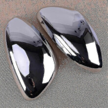 ABS side cover for Peugeot 2008 208 - chrome mirror trim set 2pcs