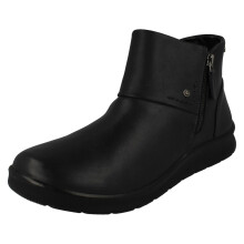 (Navy, UK 6) Ladies Padders 2E/3E Fitting Ankle Boots - Springs