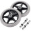 Non-slip wheels for rollator 6 inch rubber replacement casters pair 1