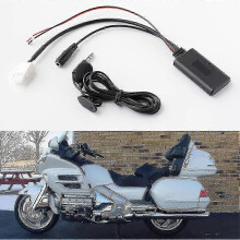 Bluetooth hudobný prijímač pre Honda Gl1800 s 3-pinovým káblom