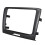 Dashboard Radio Panel for Skoda Superb 2009-2014 2 Din Black 1