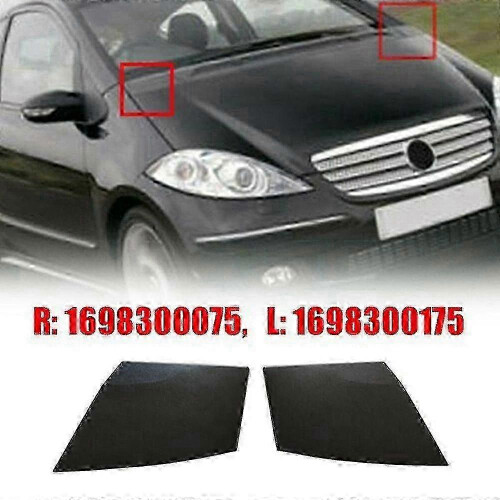Left hood corner guard for Mercedes A Class W169, windshield drain
