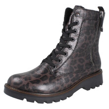 (Grey, UK 8) Ladies Rieker Animal Print Boots 73210