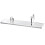 Knife Display Stand Clear or Black Acrylic Holder with Rectangular Base for Kitchen and Military Knives Ref: 3443 1