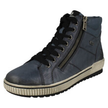(Blue, UK 4) Ladies Remonte Ankle Boots With Remonte Tex D0772