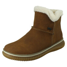 (Brown, UK 8) Ladies Rieker Water Resistant Ankle Boots 74260