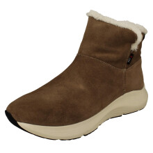 (Beige, UK 7.5) Ladies Rieker Fleece Lined Ankle Boots 42170
