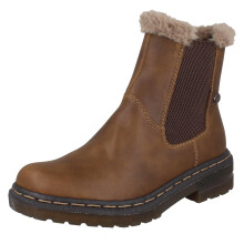 (Brown, UK 3.5) Ladies Rieker Warm Lined Chelsea Boots 78250