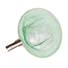 Red de pesca duradera de acero inoxidable de 25 cm de diámetro con mango de fácil limpieza para la captura de camarones (2 unidades)