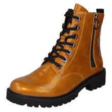 (Yellow, UK 6) Ladies Remonte Zip & Lace Up Fastening Casual Ankle Boots D8671